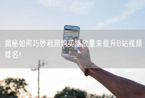 揭秘如何巧妙利用购买播放量来提升B站视频排名！
