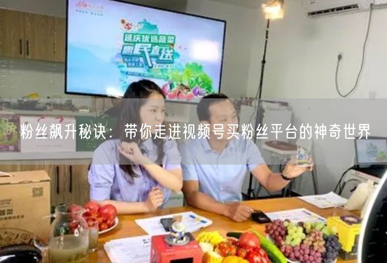粉丝飙升秘诀：带你走进视频号买粉丝平台的神奇世界